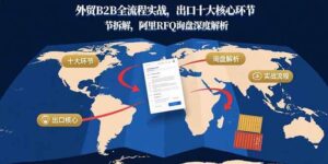 外贸B2B全流程实战（出口十大核心环节拆解，阿里RFQ询盘深度解析）-狂金网创