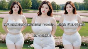 微胖女孩舞蹈+颜值美女AI视频制作（附：AI绘图提示词）-狂金网创