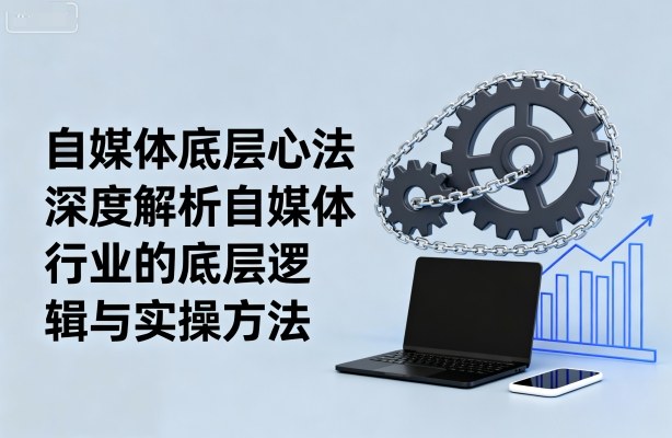 深度解析自媒体行业，底层逻辑+实操方法（自媒体心法）-狂金网创