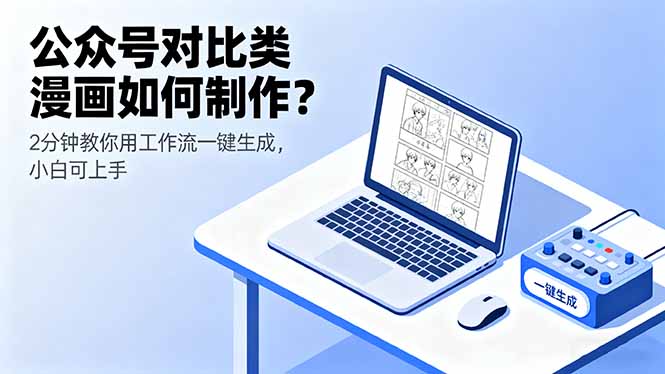 公众号漫画类流量主（制作教程+工作流）-狂金网创