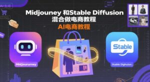 Midjourney+Stable Diffusion混合做电商（电商AI出图教程）-狂金网创
