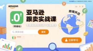 亚马逊跟卖/跟售实战课（实操教学，操作流程）-狂金网创